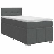 Boxspringbed 80 x 200 cm donkergrijs
