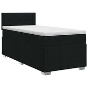 Boxspringbed 80x200 cm zwart stof