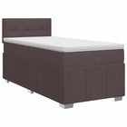 Boxspringbed 90x200 cm donkerbruin