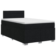 Boxspringbed 120x190 cm zwart met matras