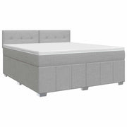 Boxspringbed 180x200 cm lichtgrijs