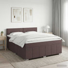 Boxspringbed met matras 180x200 cm donkerbruin