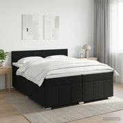 Boxspringbed 200x200 cm zwart