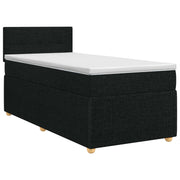 Boxspringbed 80x200 cm zwart stof