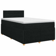 Boxspringbed 120 x 190 cm zwart stof