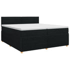 Boxspringbed 200x200 cm zwart