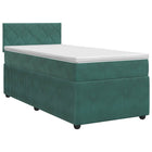 Boxspringbed 80x200 cm donkergroen fluweel