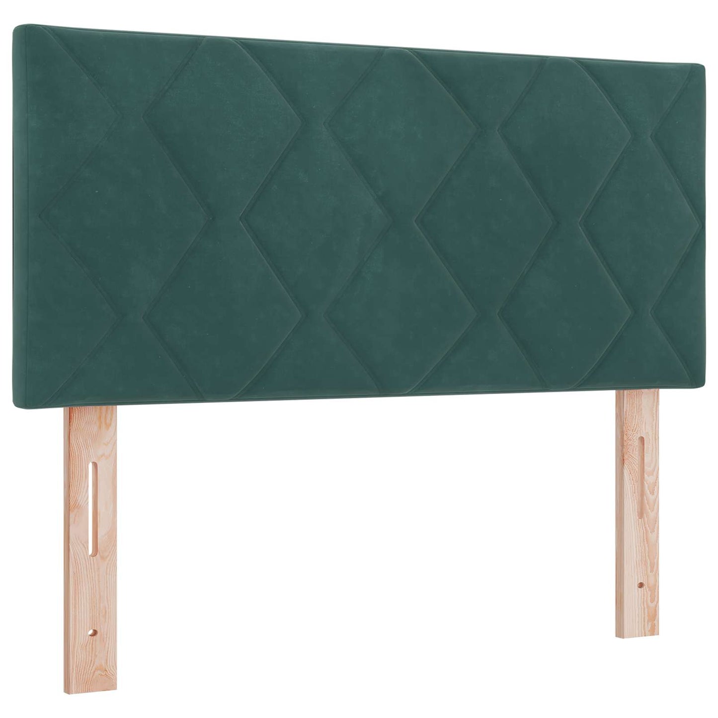 Boxspringbed met matras Donkergroen 80 x 200 cm Fluweel