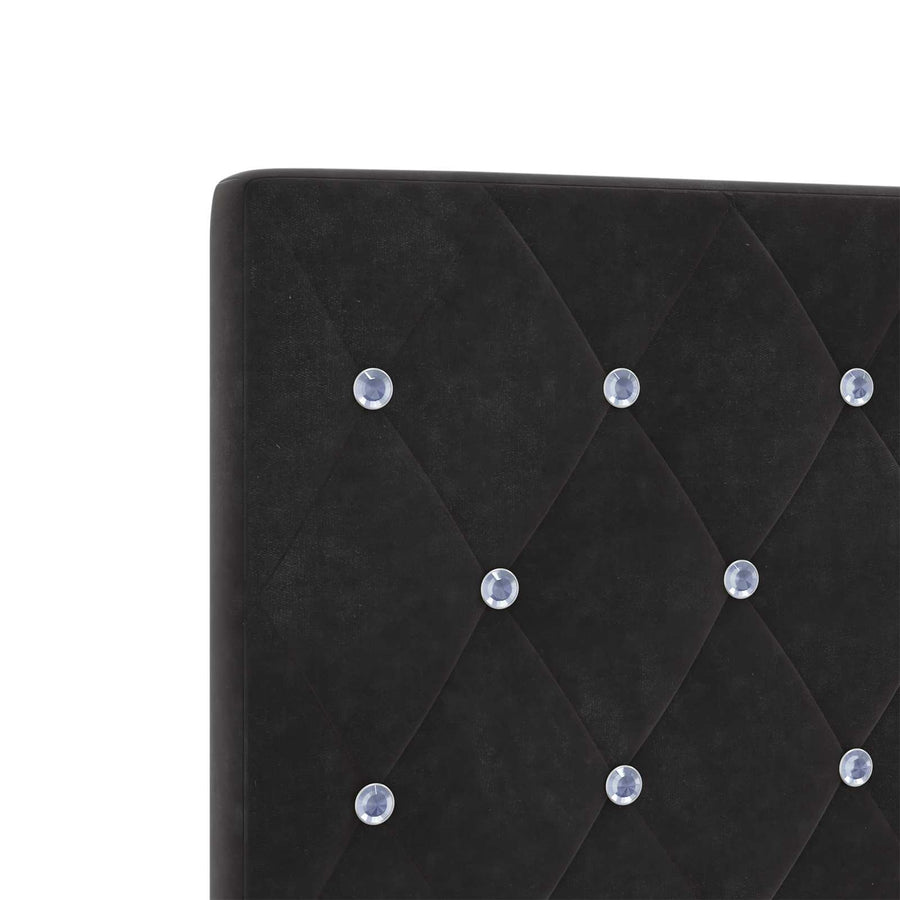 Boxspringbed met matras Zwart 90 x 190 cm Fluweel