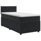 Boxspringbed 90x190 cm zwart fluweel