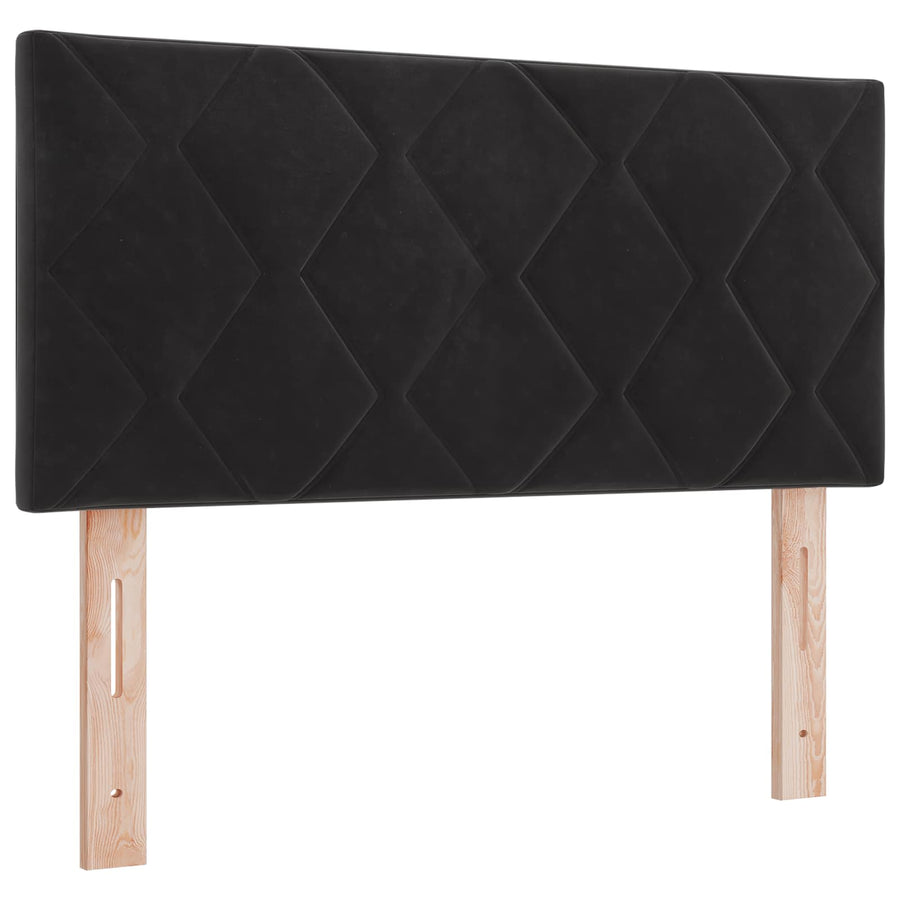 Boxspringbed met matras Zwart 100 x 200 cm Fluweel