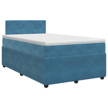 Boxspringbed met matras Blauw 120 x 190 cm Fluweel