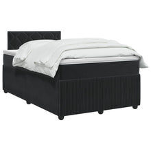 Boxspringbed met matras Zwart 120 x 190 cm Fluweel