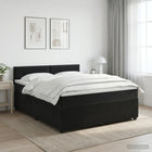 Boxspringbed met matras 160x200 cm zwart fluweel