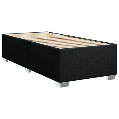 Boxspring Bed met Matras en LED Zwart 90 x 190 cm Stof