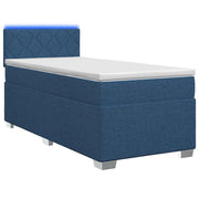 Boxspring bed met matras 90x200 cm blauw