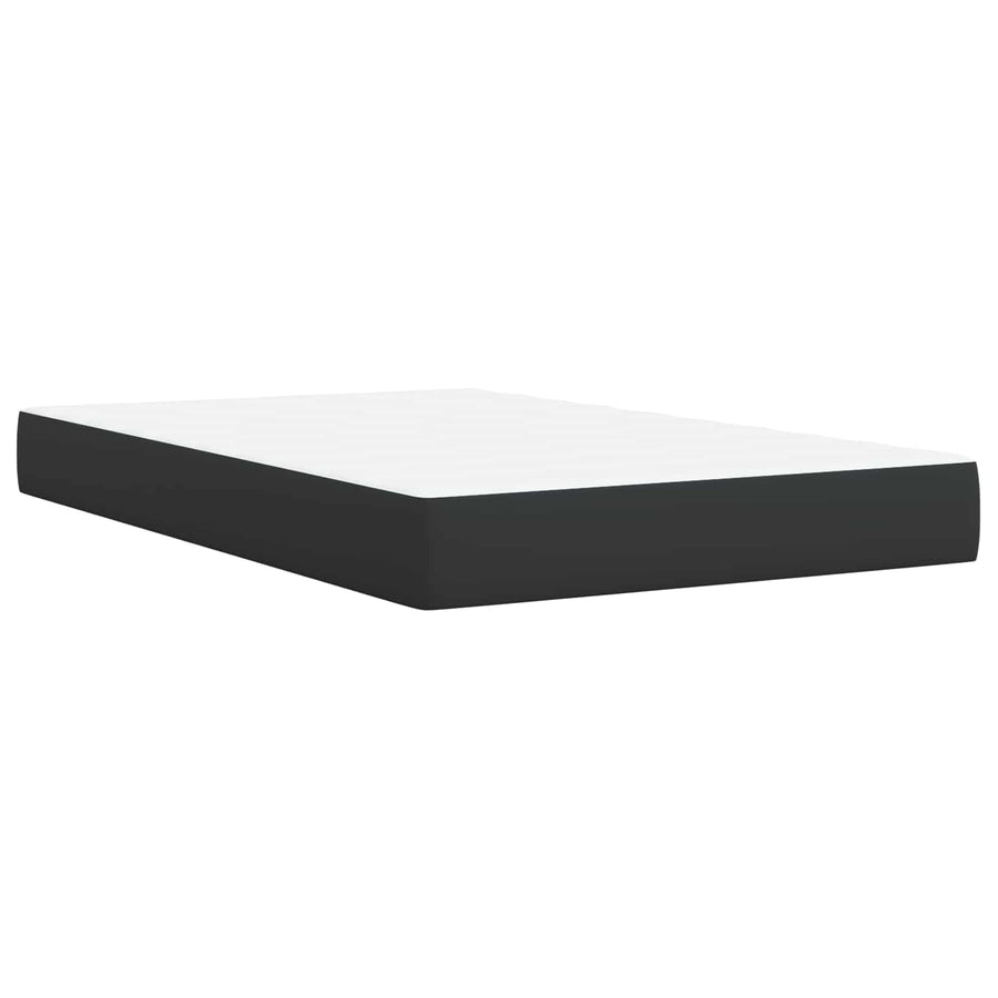 Boxspring Bed met Matras en LED Zwart 120 x 190 cm Stof