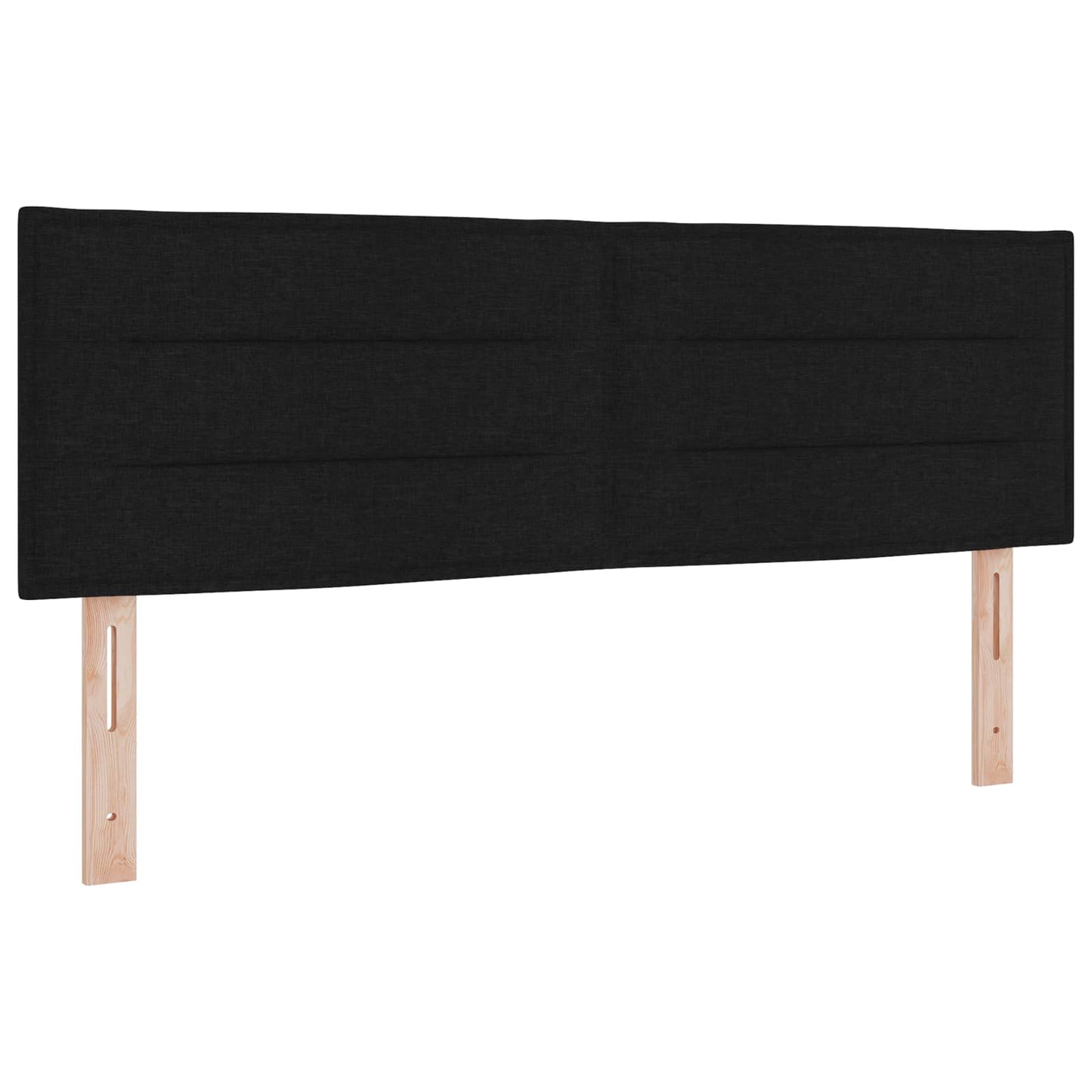 Boxspring Bed met Matras en LED Zwart 140 x 200 cm Stof
