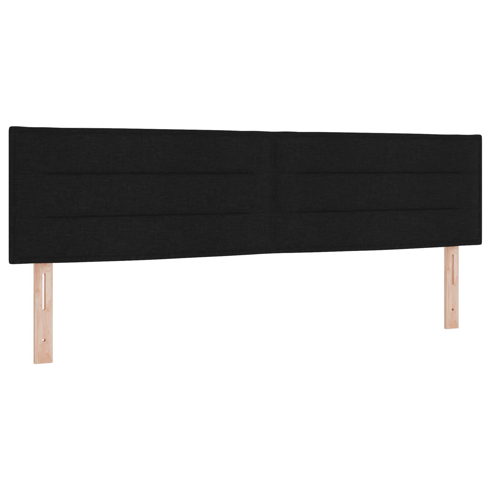 Boxspring Bed met Matras en LED Zwart 180 x 200 cm Stof