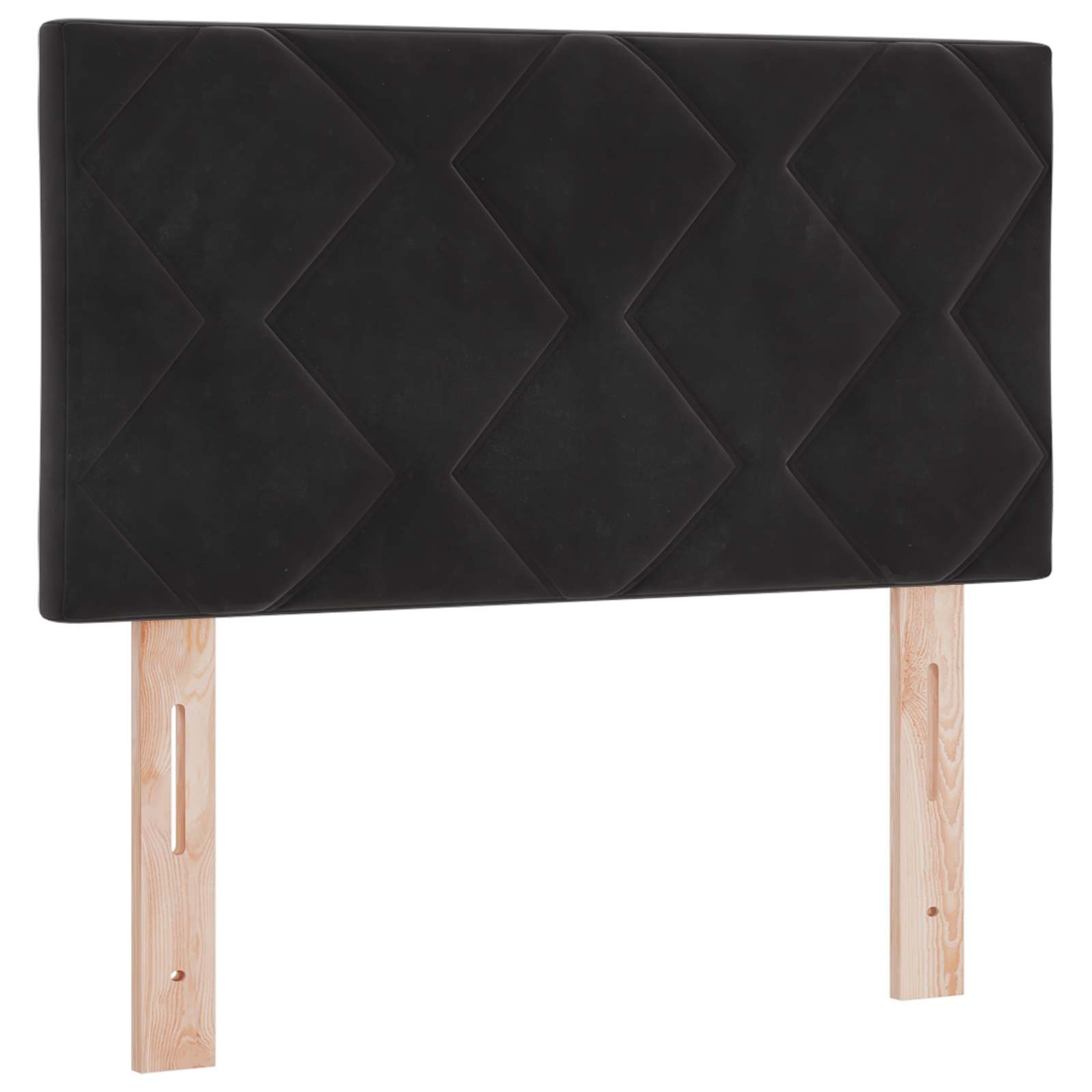Boxspring Bed met Matras en LED Zwart 80 x 200 cm fluweel