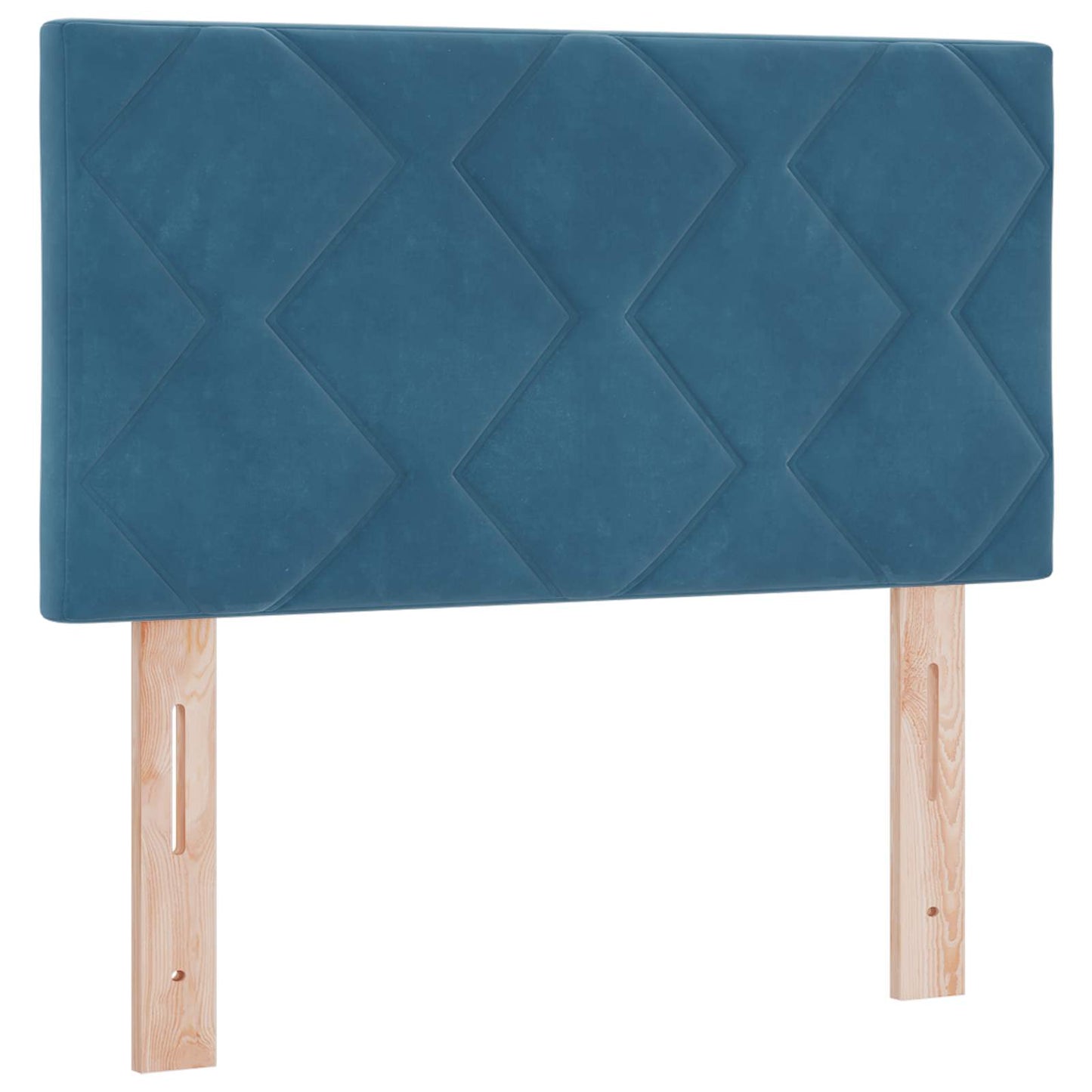 Boxspring Bed met Matras en LED Blauw 80 x 200 cm fluweel