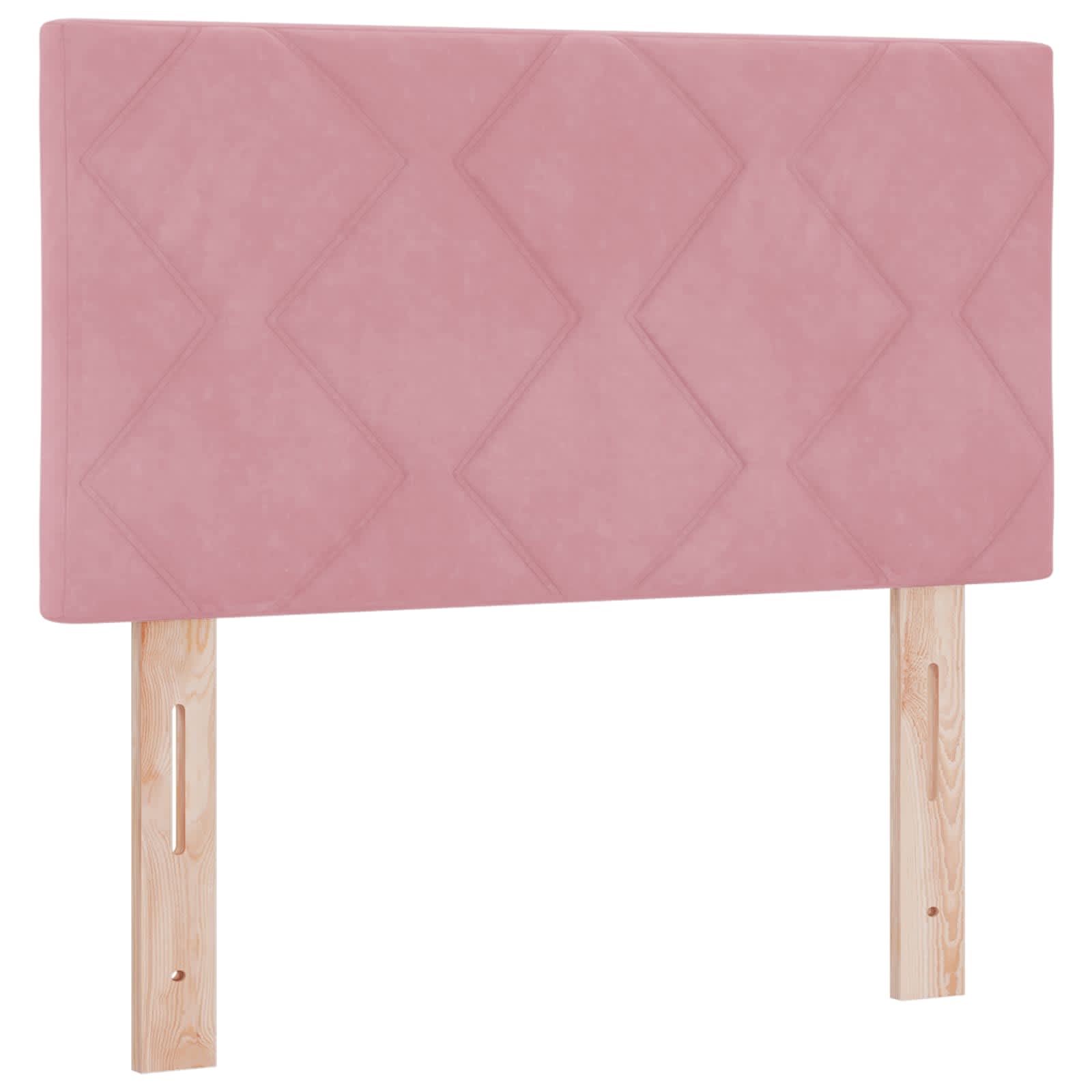 Boxspring Bed met Matras en LED Roze 80 x 200 cm fluweel