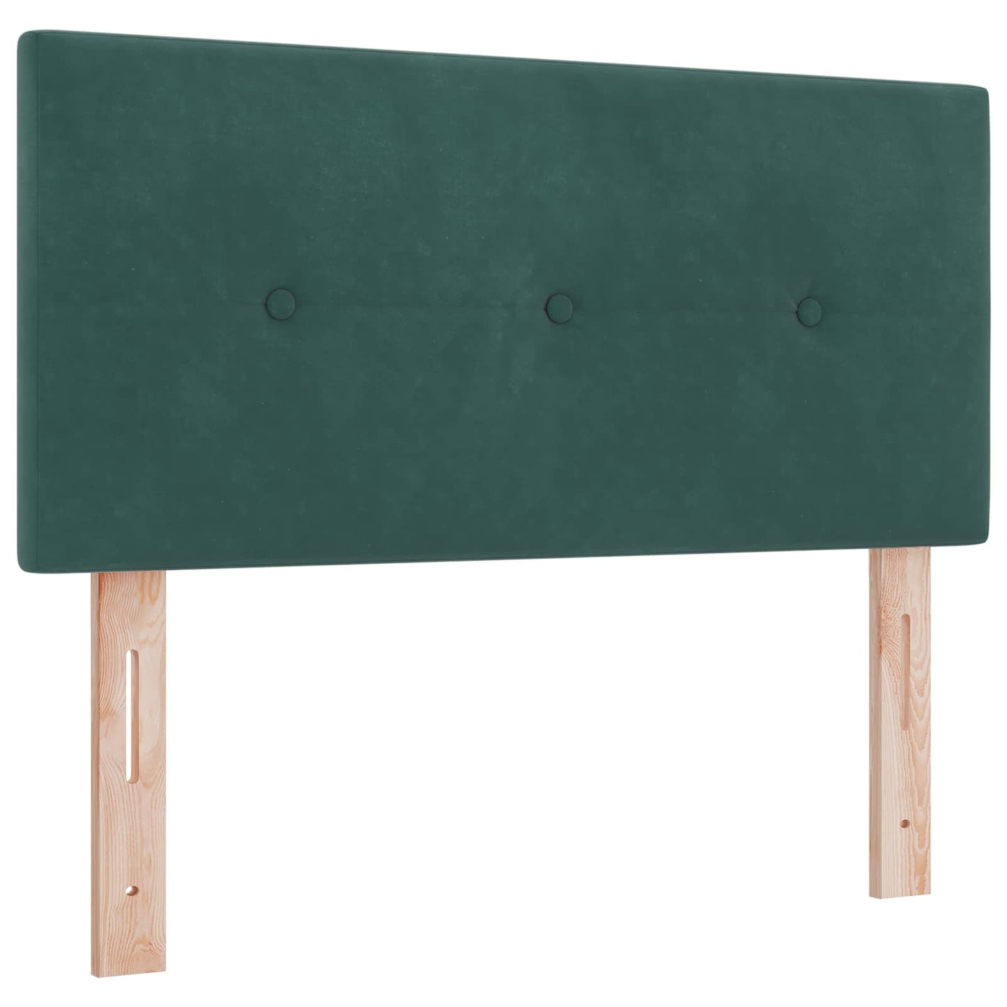 Boxspring Bed met Matras en LED Donkergroen 100 x 200 cm
