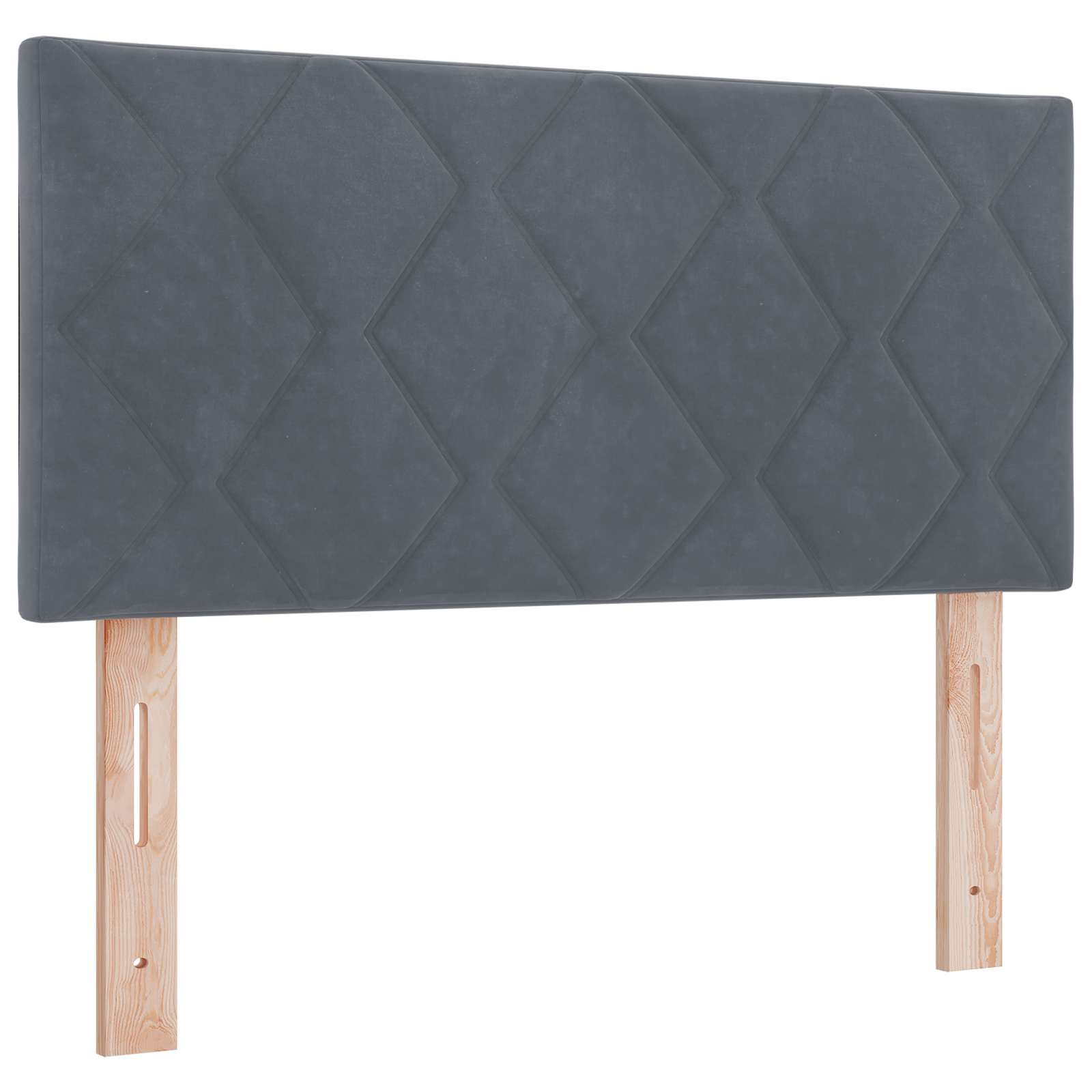 Boxspring Bed met Matras en LED Donkergrijs 100 x 200 cm