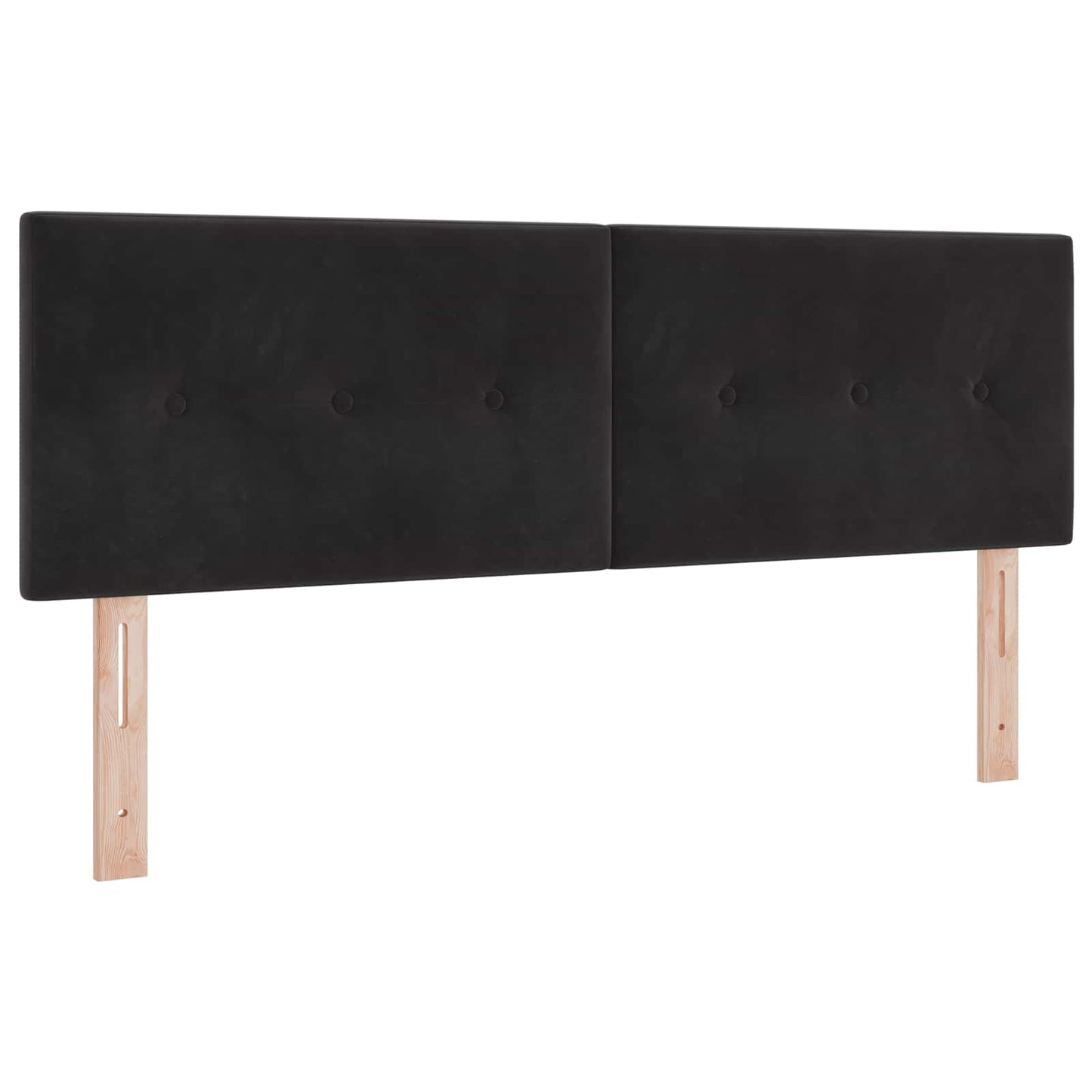 Boxspring Bed met Matras en LED Zwart 140 x 200 cm fluweel