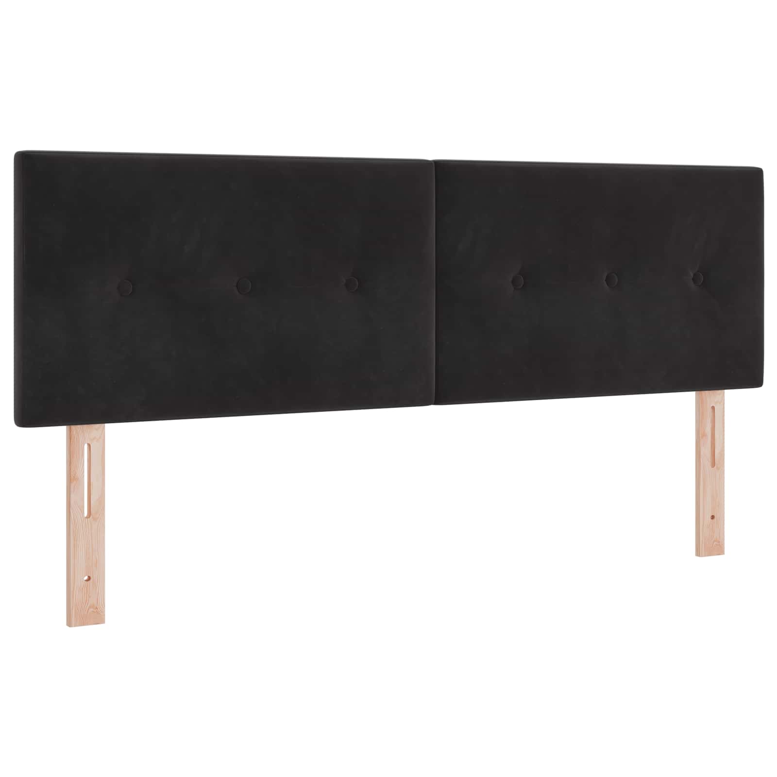 Boxspring Bed met Matras en LED Zwart 140 x 200 cm fluweel