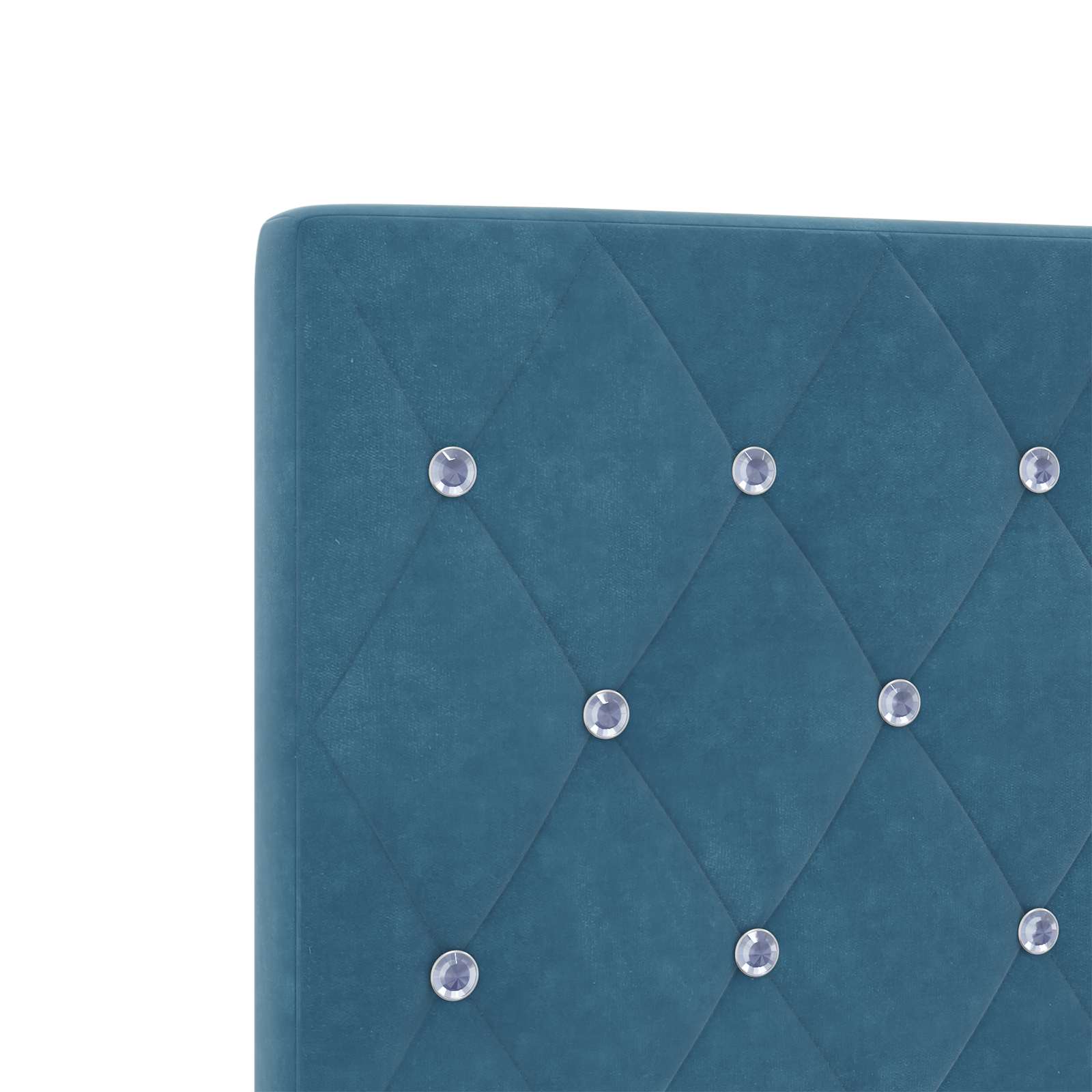 Boxspring Bed met Matras en LED Blauw 180 x 200 cm fluweel