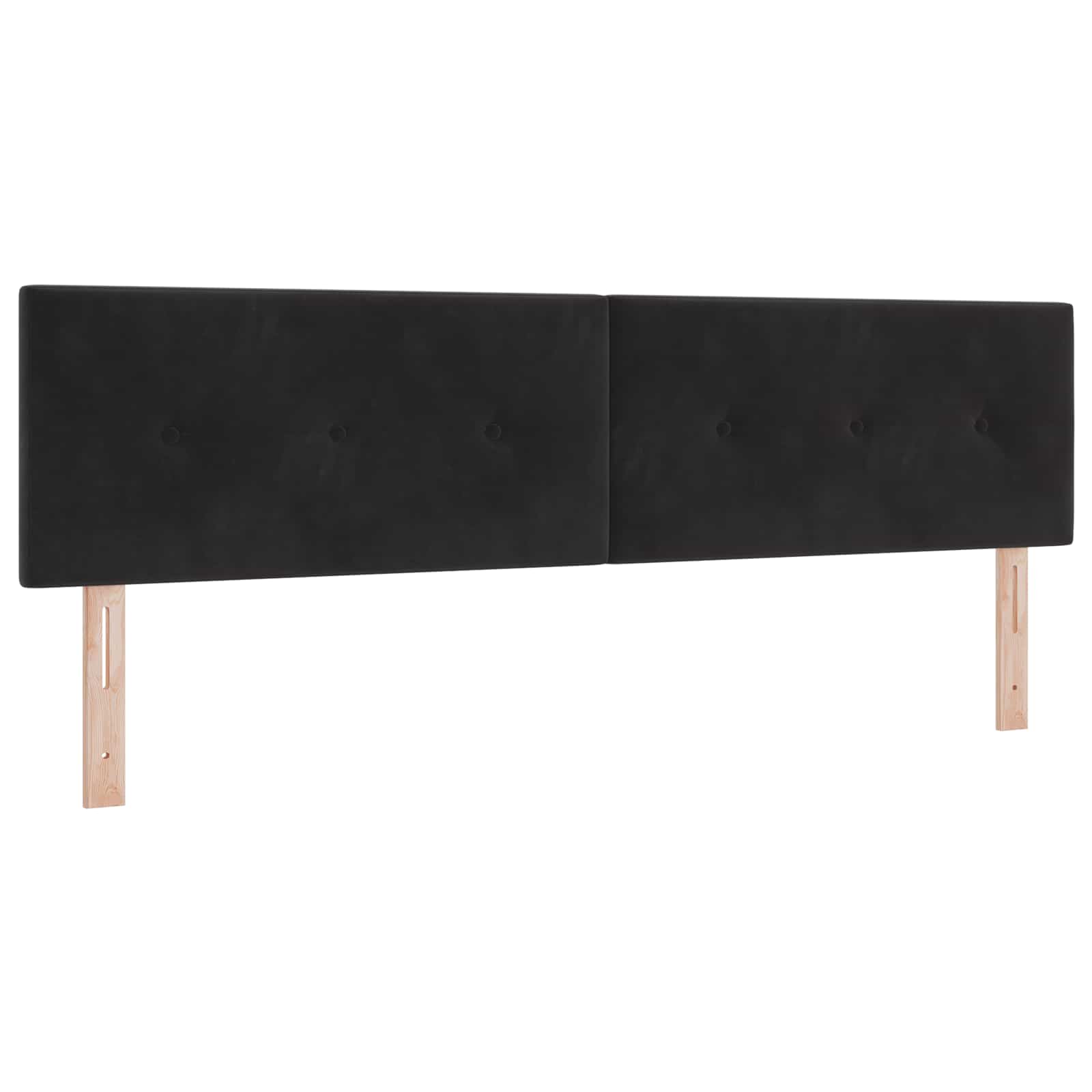 Boxspring Bed met Matras en LED Zwart 180 x 200 cm fluweel