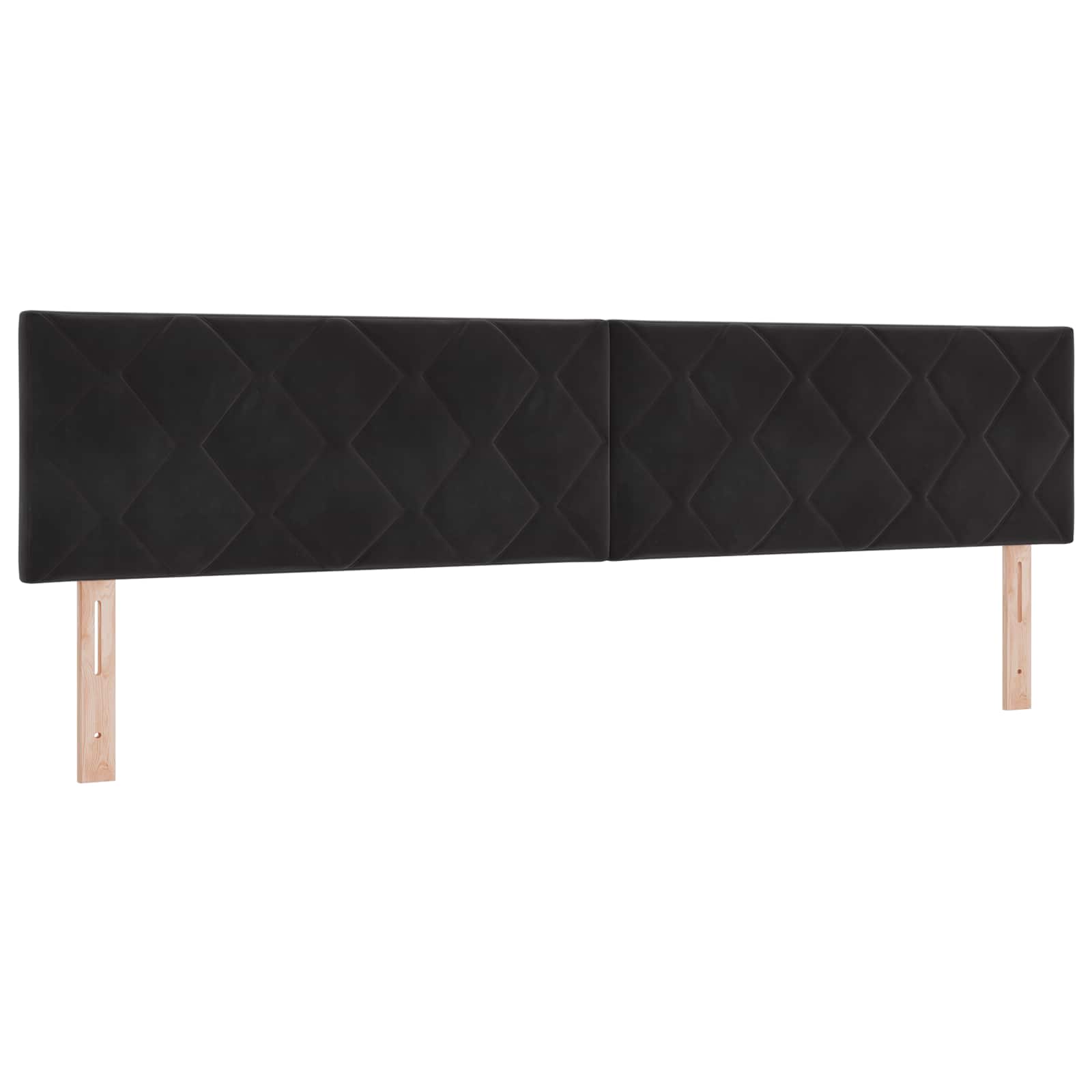 Boxspring Bed met Matras en LED Zwart 200 x 200 cm fluweel
