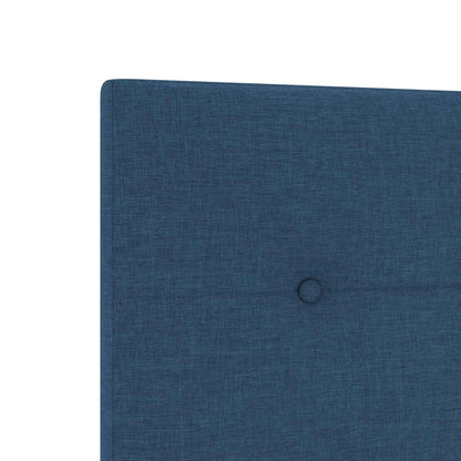 Boxspringbed met matras met hoofdeinde Blauw 180 x 200 cm Stof