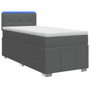 Boxspringbed met matras 80x200 cm donkergrijs