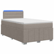 Boxspringbed 120x190 cm taupe met hoofdeinde