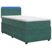 Boxspringbed 80x200 cm donkergroen fluweel