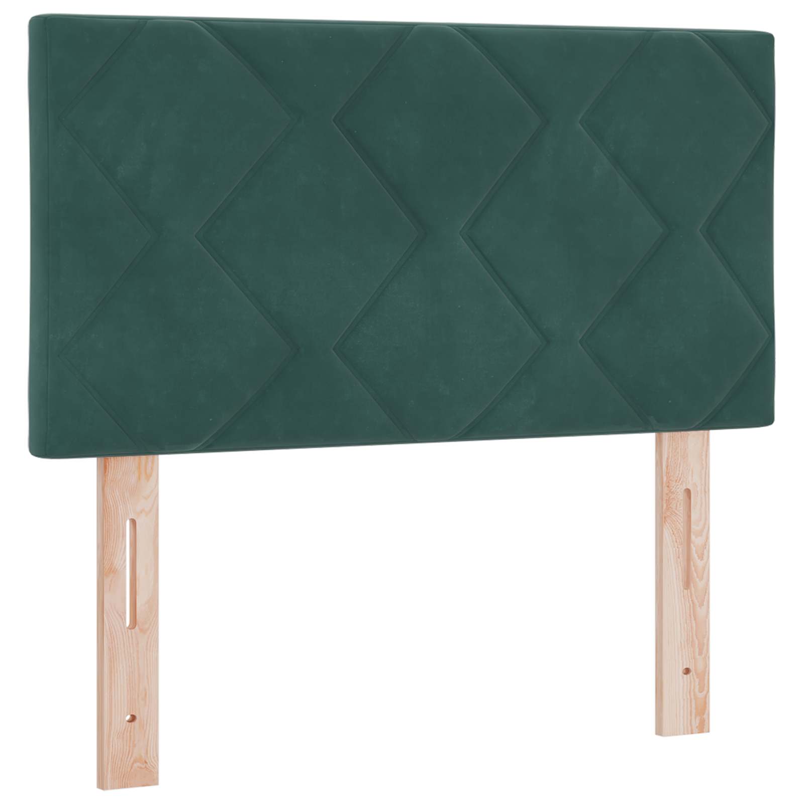 Boxspringbed met matras Donkergroen 80 x 200 cm Fluweel