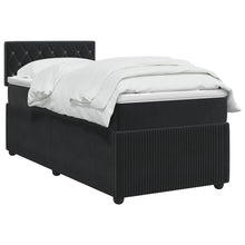 Boxspringbed met matras Zwart 100 x 200 cm Fluweel