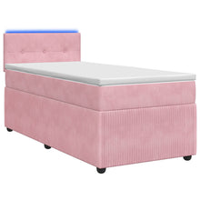 Boxspringbed met matras Roze 100 x 200 cm Fluweel
