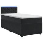 Boxspringbed met matras Zwart 100 x 200 cm Fluweel