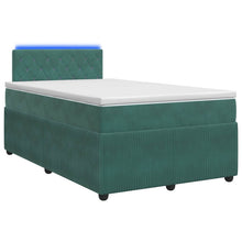 Boxspringbed met matras Donkergroen 120 x 190 cm Fluweel