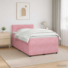 Boxspringbed met matras Roze 120 x 190 cm Fluweel