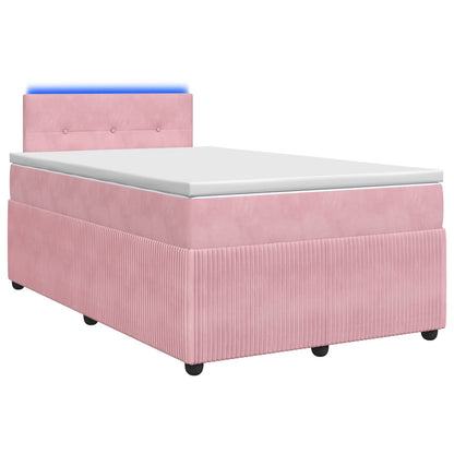 Boxspringbed met matras Roze 120 x 190 cm Fluweel