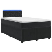 Boxspringbed zwart 120x200 cm met matras