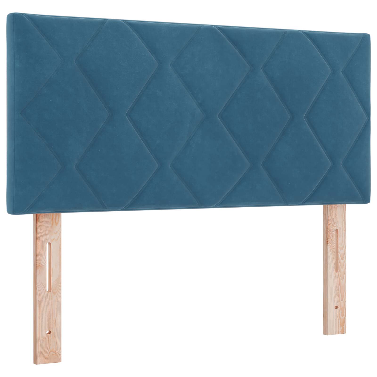 Boxspringbed met matras Blauw 120 x 200 cm Fluweel
