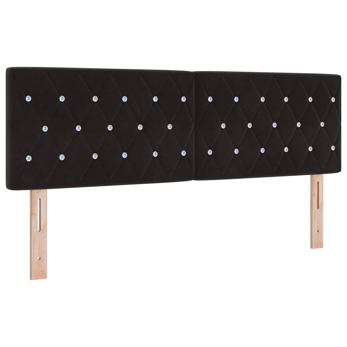 Boxspringbed met matras Zwart 140 x 200 cm Fluweel