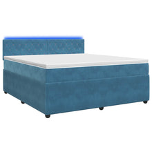 Boxspringbed met matras Blauw 180 x 200 cm Fluweel