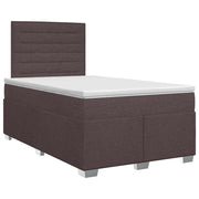 Boxspringbed met matras 120 x 190 cm donkerbruin