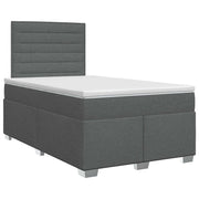 Boxspringbed met matras 120x200 cm donkergrijs